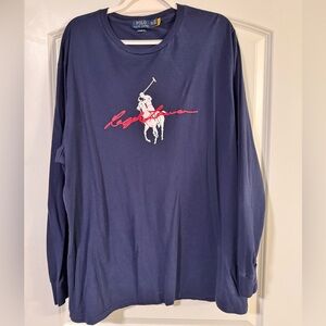 Polo Ralph Lauren Navy Long Sleeve Shirt